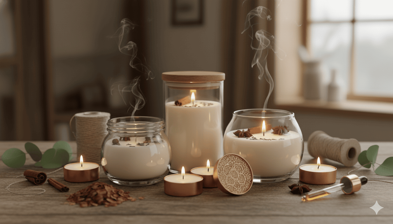 Geurende Potten & Waxinelichtjes